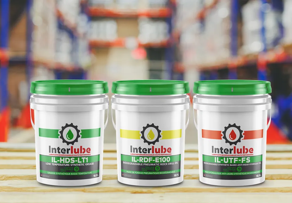 Seaux de lubrifiant Interlube